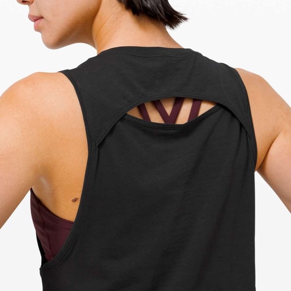 Lululemon Cut Back Crop Tank - Picture 3 of 8
